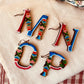 Latin Alphabet Hand Painted Decorative Letters