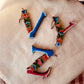 Latin Alphabet Hand Painted Decorative Letters