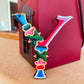 Latin Alphabet Hand Painted Decorative Letters