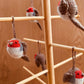 Mini Crochet Hanging Robin Ornament