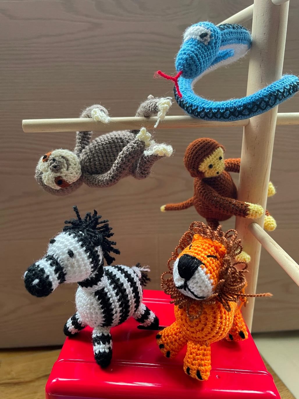MINIGURUMI Mini Crochet Toy Jungle and Safari Animals