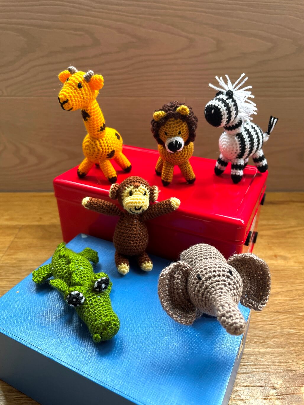 MINIGURUMI Mini Crochet Toy Jungle and Safari Animals