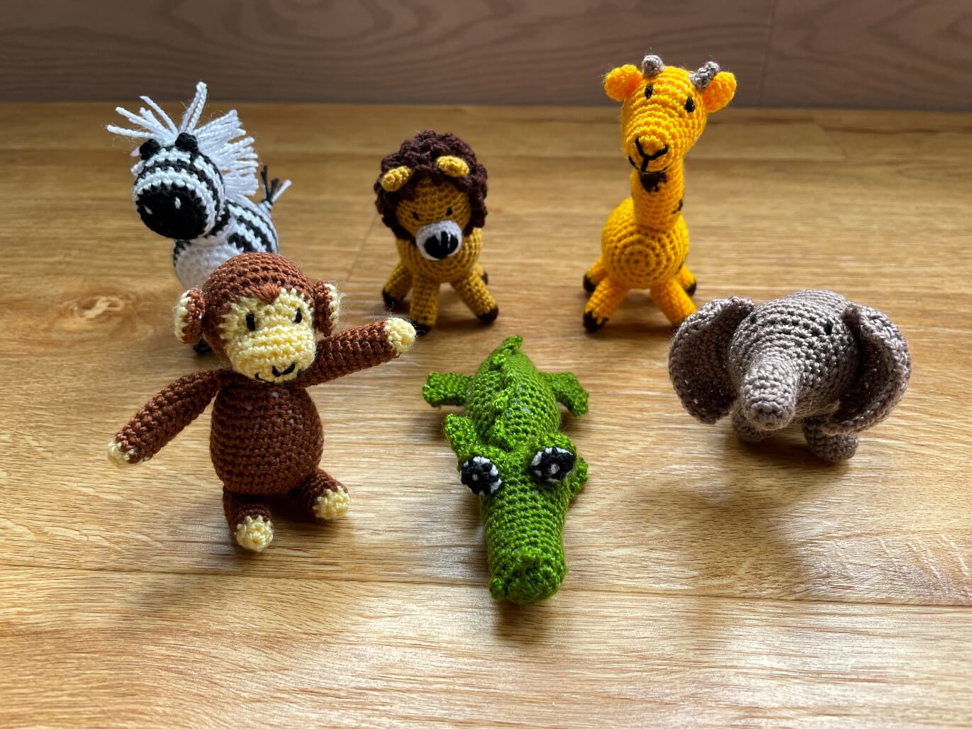 MINIGURUMI Mini Crochet Toy Jungle and Safari Animals