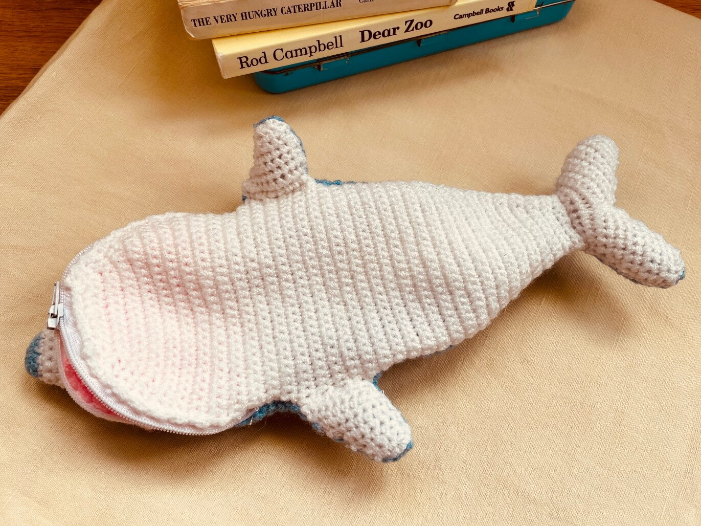 Dolphin Crocheted Pencil Case