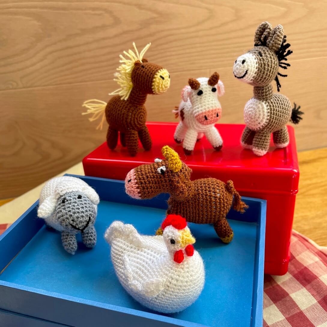 MINIGURUMI Mini Crochet Farm Animals