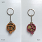 Double Sided Pomegranate Keychain Accessory