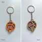 Double Sided Pomegranate Keychain Accessory