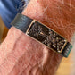 Armenian Cross Khachkar Bracelet 925 Sterling Silver & Leather