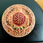 Ceramic Armenia Pomegranate, Tree of Life, and Eternity Magnets