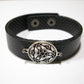 Armenian Ornamental Art 925 Silver & Leather Bracelet