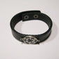 Armenian Ornamental Art 925 Silver & Leather Bracelet