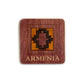 Armenian Geometric Carpet Coaster