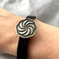 Eternity 925 Sterling Silver & Leather Bracelet