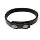 Eternal Wings 925 Sterling Silver & Leather Bracelet