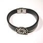 Eternity 925 Sterling Silver & Leather Bracelet