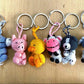 Mini-Crochet (Amigurumi) Farm Animals Keyring Accessory