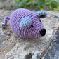 Crochet Catnip Mouse Toy - 4 colours!