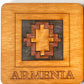 Armenian Geometric Carpet Coaster
