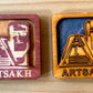 Magnet Artsakh Tatik Papik Wood Square 5cm x 5cm