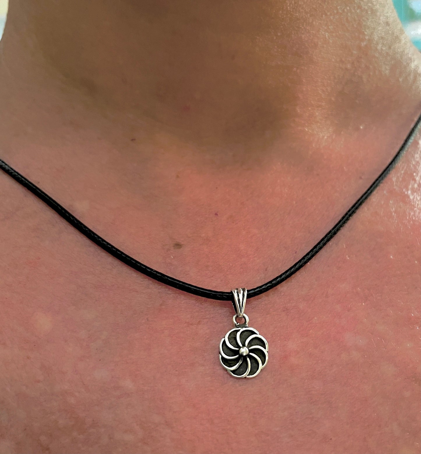 Eternity Small, 925 Sterling Silver Pendant Necklace