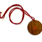 Hand Painted Sunburst Flower Pendant Necklace