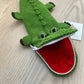 Crocodile Crochet Pencil Case