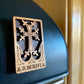Magnet Cross Armenian Khachkar Wood Square 4cm x 6.5cm