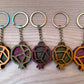 Double Sided Pomegranate Keychain Accessory