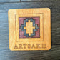 Armenian Geometric Carpet Coaster