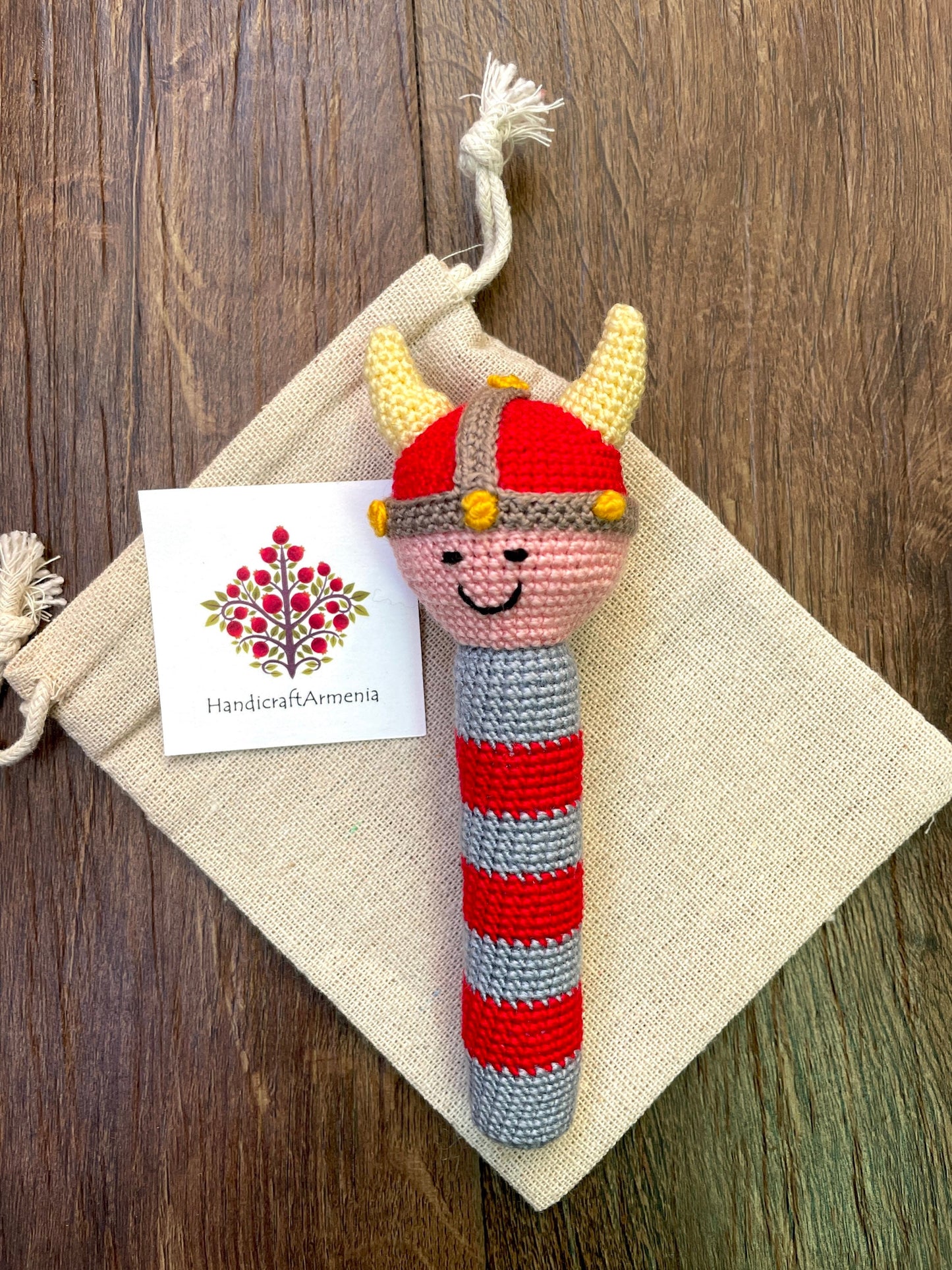 Viking Baby Stick Rattle