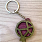 Double Sided Pomegranate Keychain Accessory
