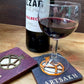 Geometric Pomegranate Coaster