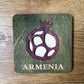 Geometric Pomegranate Coaster