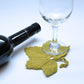 Grape Leaf Coasters, Set of 3