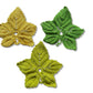 Grape Leaf Coasters, Set of 3