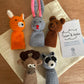 Woodland Forest Animal Finger Puppet Set