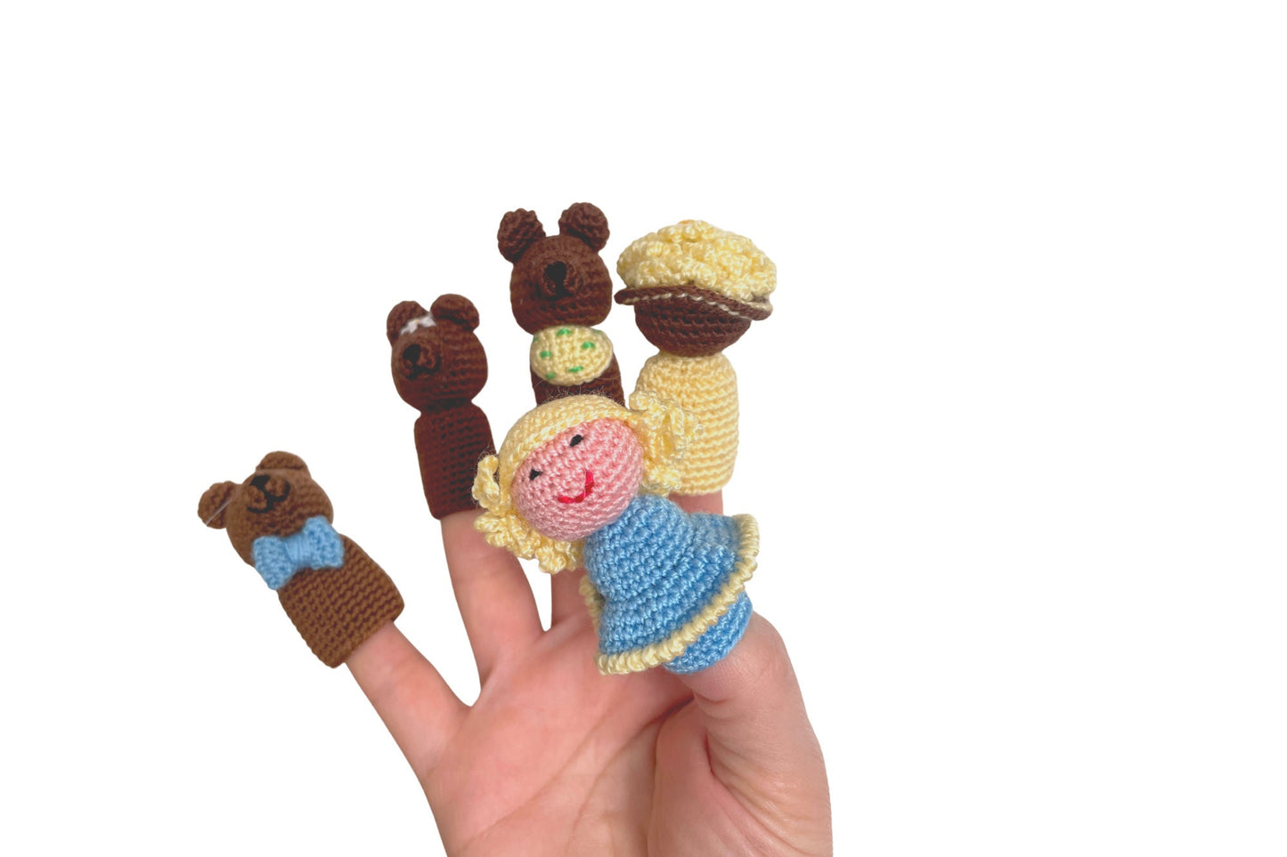 Goldilocks and the Three Bears Finger Puppet Set