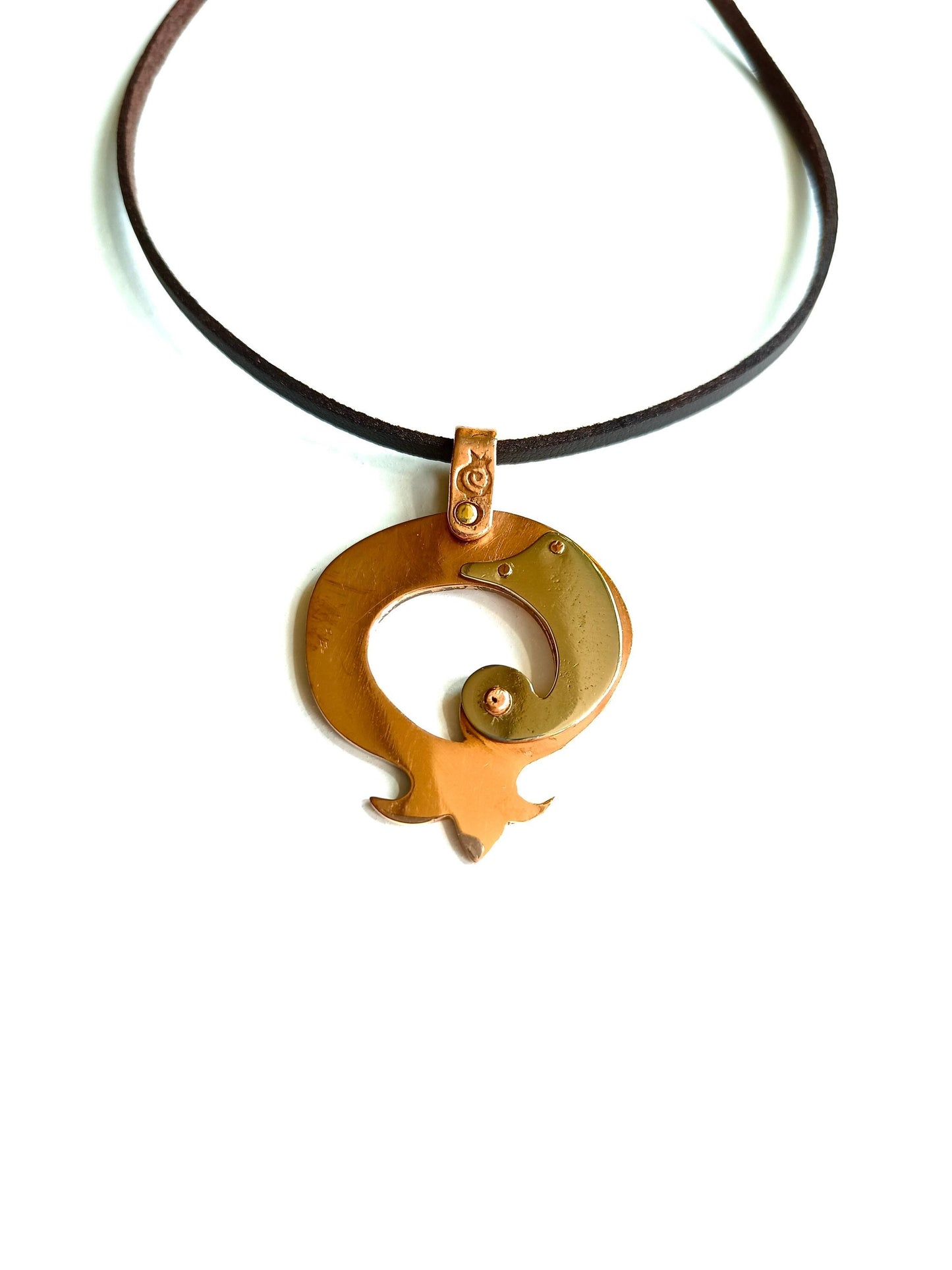 Pomegranate Precious Metal Pendant Necklace