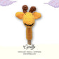 Jungle Safari Animals Crochet Pencil Toppers