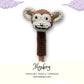 Jungle Safari Animals Crochet Pencil Toppers
