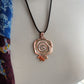 Pomegranate Eternity Precious Metal Pendant Necklace
