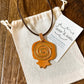 Pomegranate Eternity Precious Metal Pendant Necklace