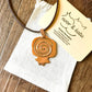 Pomegranate Eternity Precious Metal Pendant Necklace